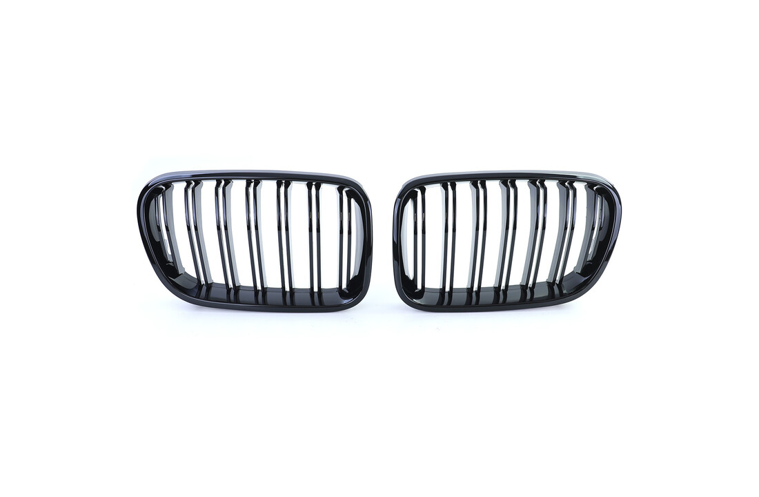 Sportgrille - geschikt voor BMW X3 F25 2010-2014 - dubbele stang - glans zwart