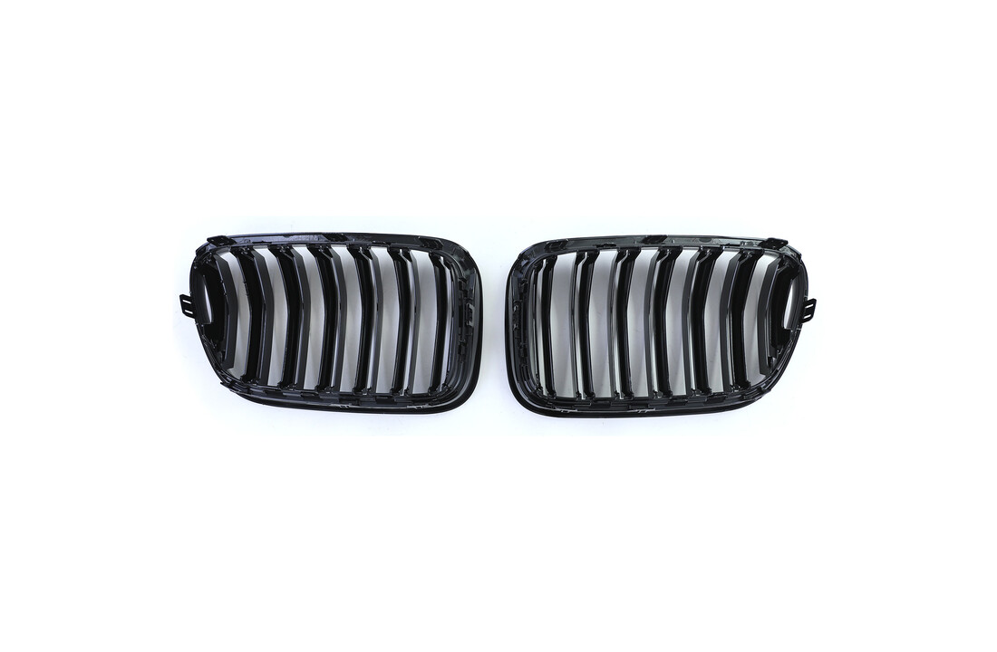 Sportgrille - geschikt voor BMW X3 F25 2010-2014 - dubbele stang - glans zwart