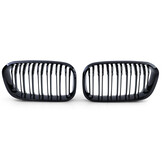 Sportgrille geschikt voor BMW 1 Serie F20 F21 2015-2019 - dubbele stang - zwart glans