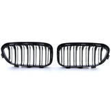 Sportgrille - BMW 1 Serie F20 F21 2015-2019 - dubbele stang - zwart glans