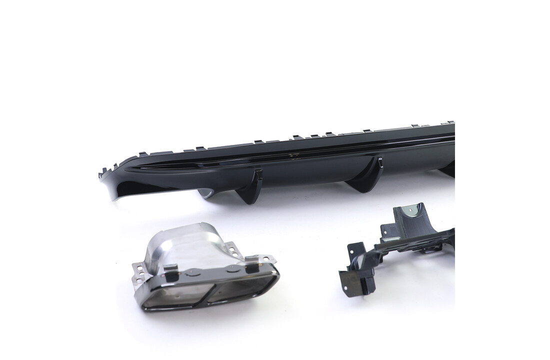 Achterbumper diffuser - geschikt voor Mercedes CLA C117 Coupe 2016-2019