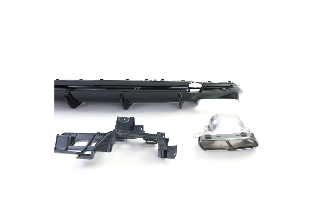 Achterbumper diffuser - geschikt voor Mercedes CLA C117 Coupe 2016-2019