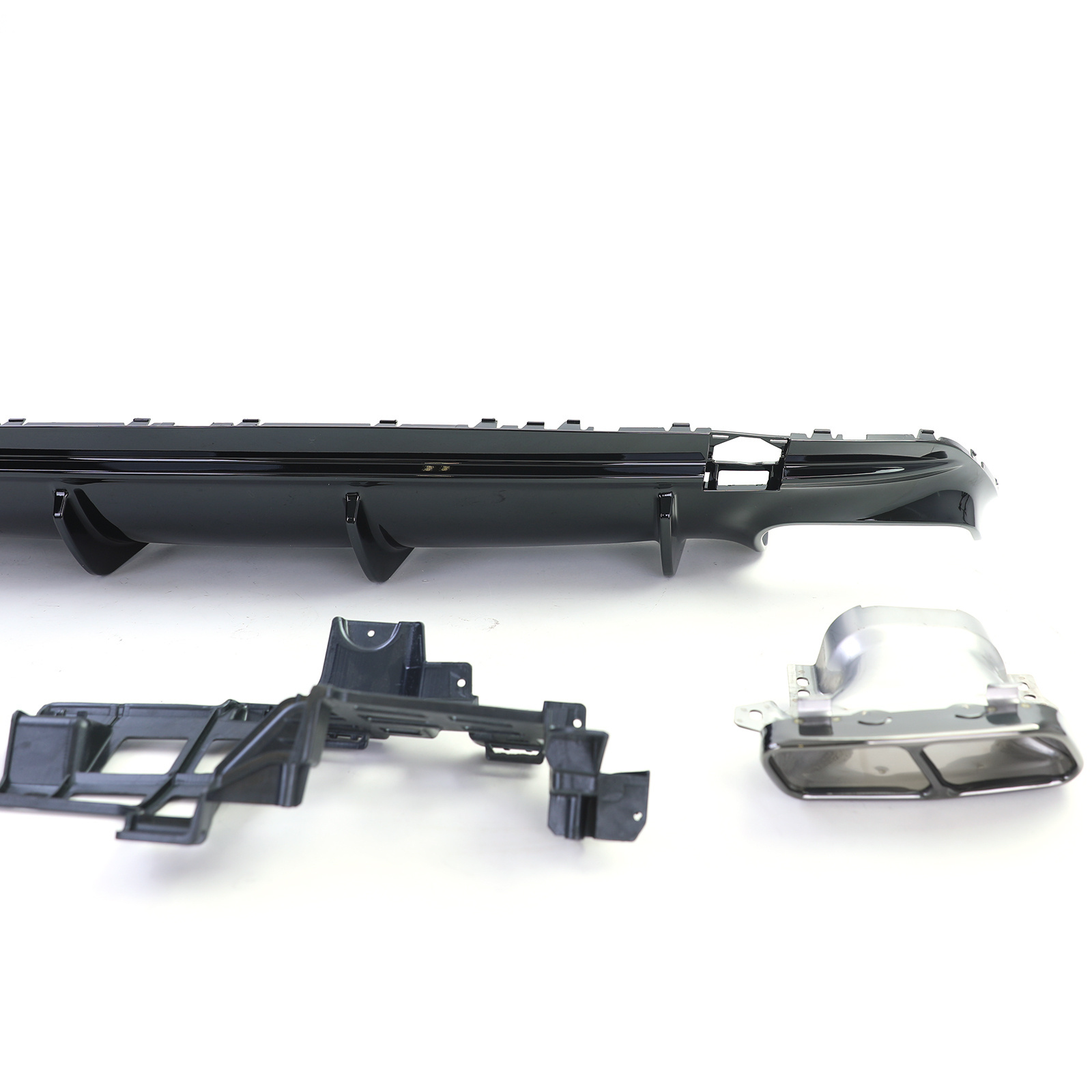 Achterbumper diffuser - voor Mercedes CLA C117 Coupe 2016-2019