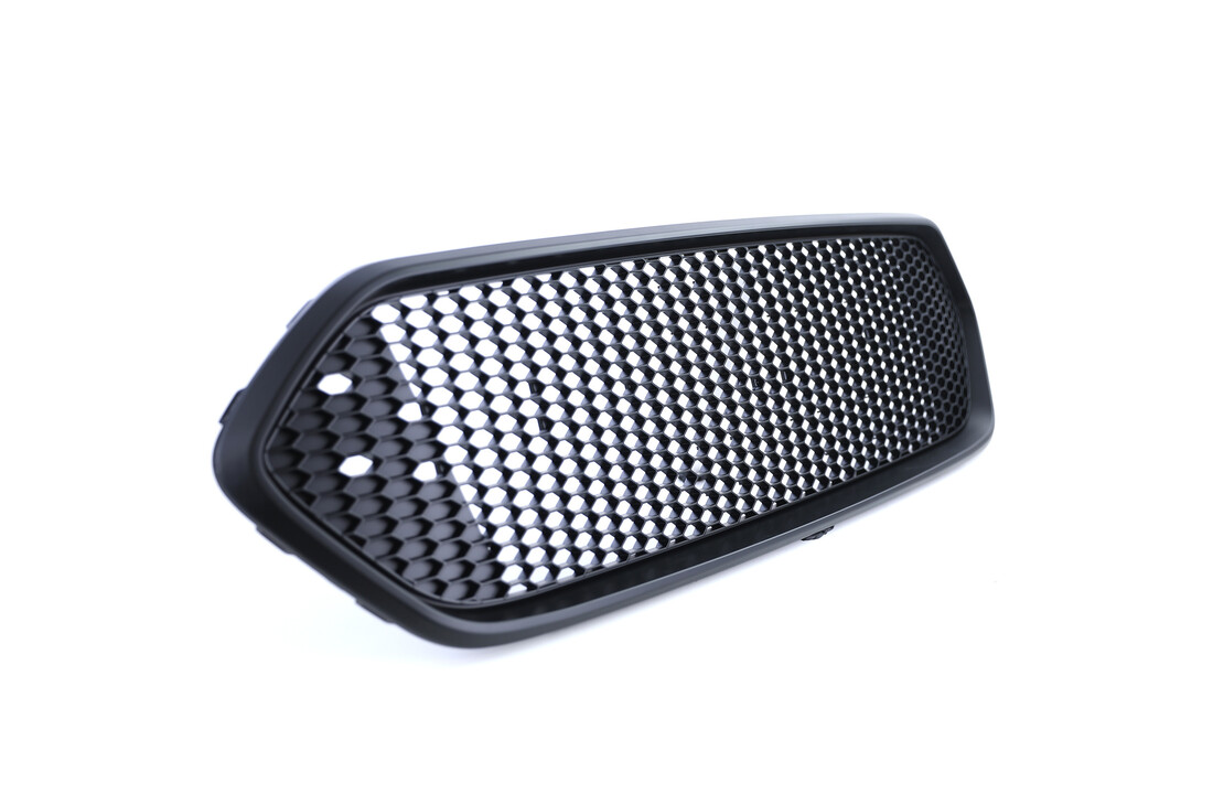 Honingraat grill geschikt voor Ford transit custom vanaf 2018 - sport zwart