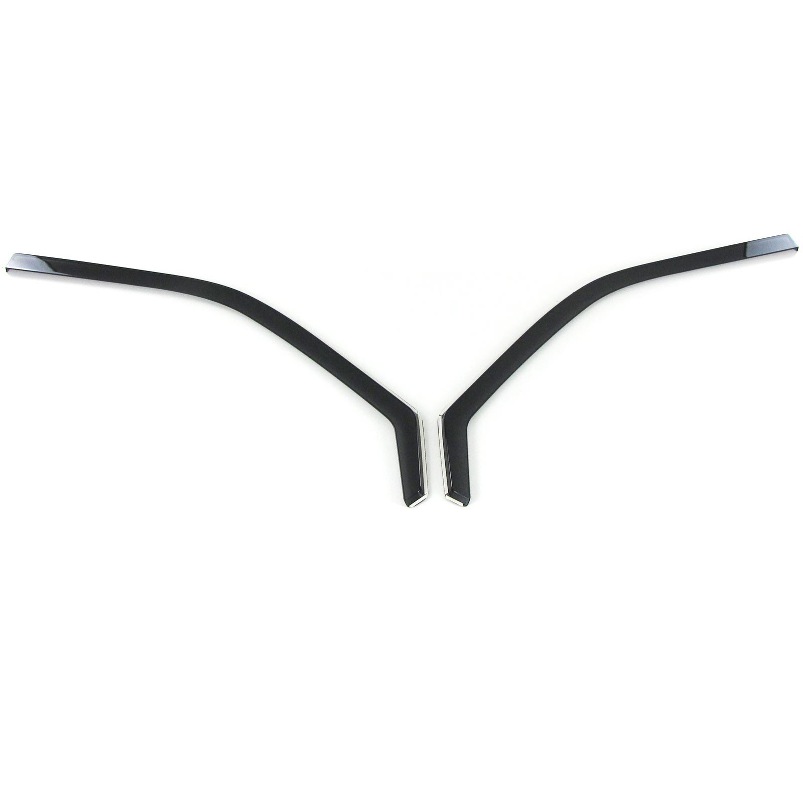 Zijwindschermen - voor VW Bus T5/T6 vanaf 04/2003 - Black Smoke