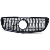 Autogrille geschikt voor Mercedes Vito W447 14-19 - zwart glanzend