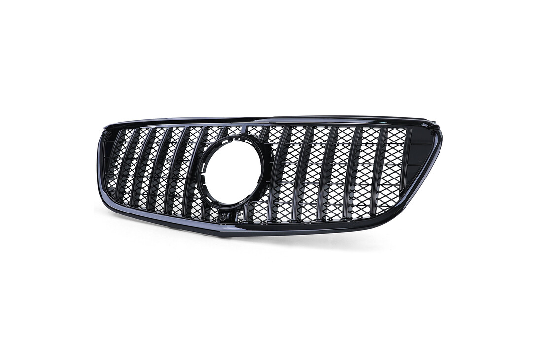 Autogrille geschikt voor Mercedes Vito W447 14-19 - zwart glanzend