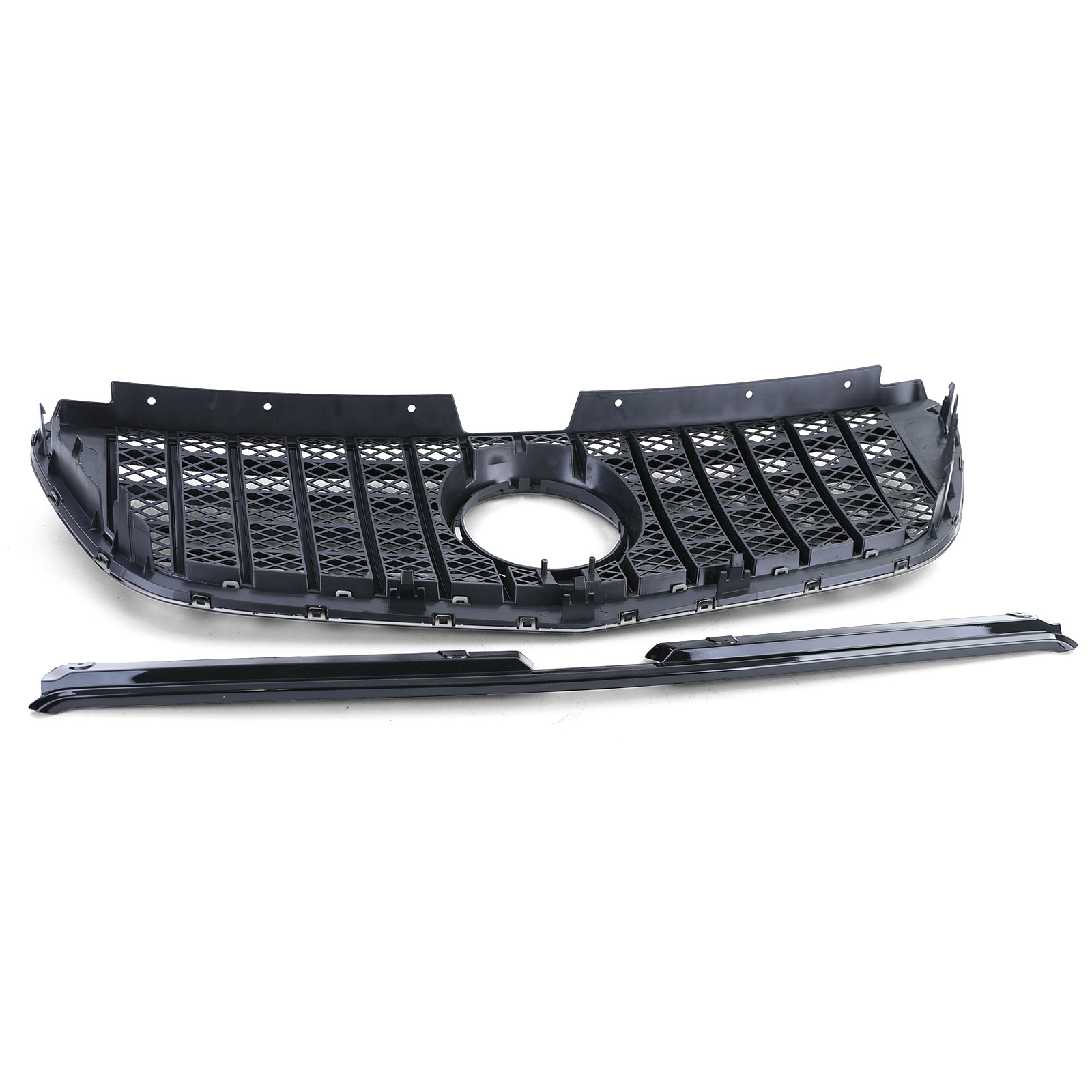 Autogrille - Mercedes Vito W447 14-19 - zwart glanzend