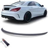 Achterspoiler lip geschikt voor Mercedes CLA C117 2013-2019 - zwart