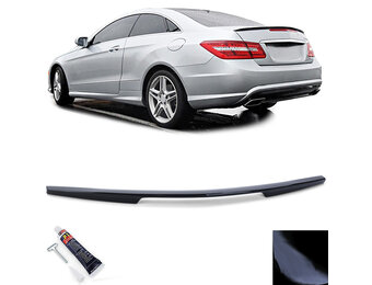 Achterspoiler lip - voor Mercedes E-Klasse C207 Coupe 2009-2016 - glanzend zwart