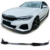 Spoiler - voorspoiler lip - BMW 3-serie G20 G21 sedan/touring vanaf 2018 - zwart