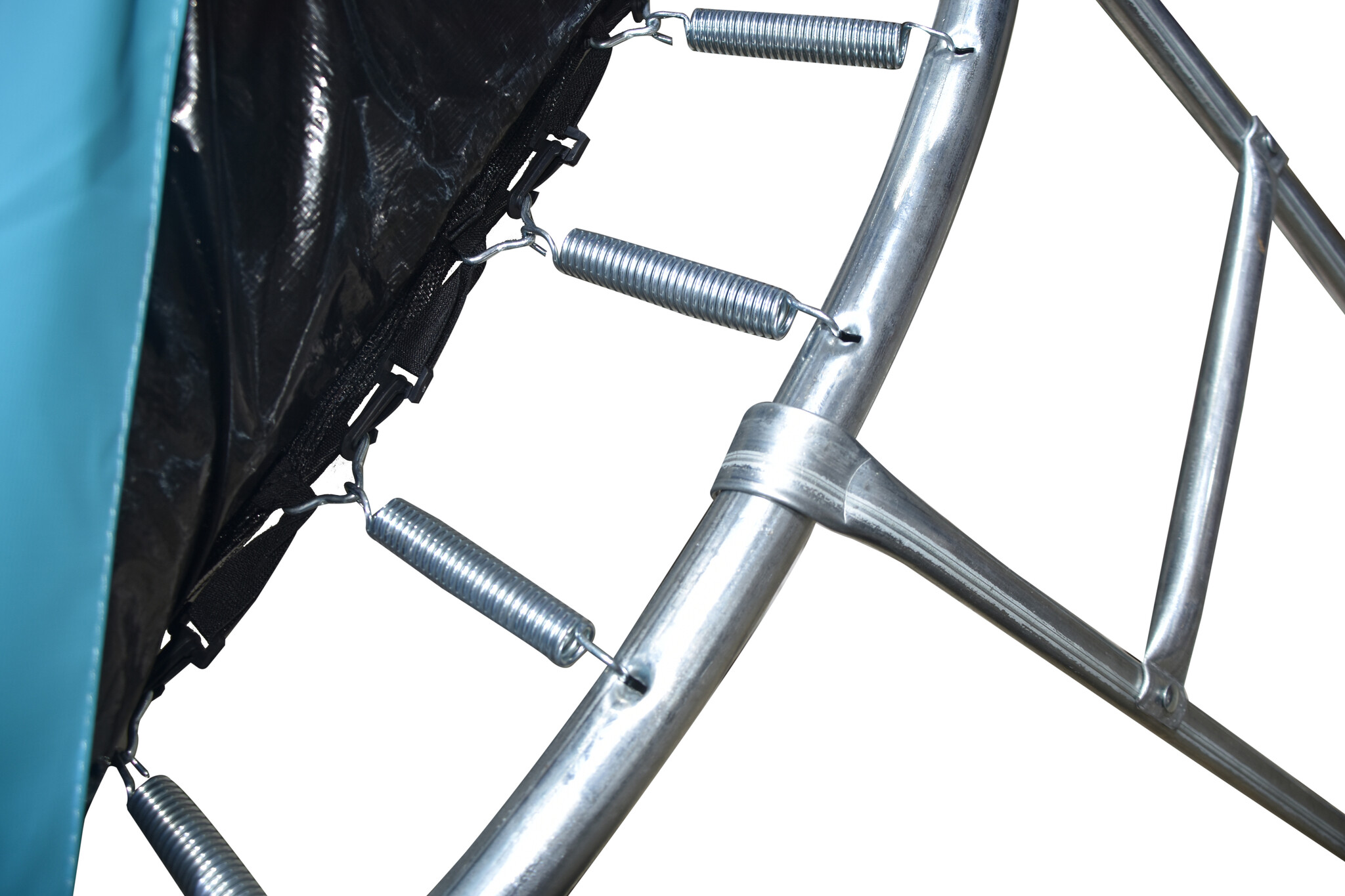 Trampoline - 244 cm - met veiligheidsnet & ladder - tot 80 kg