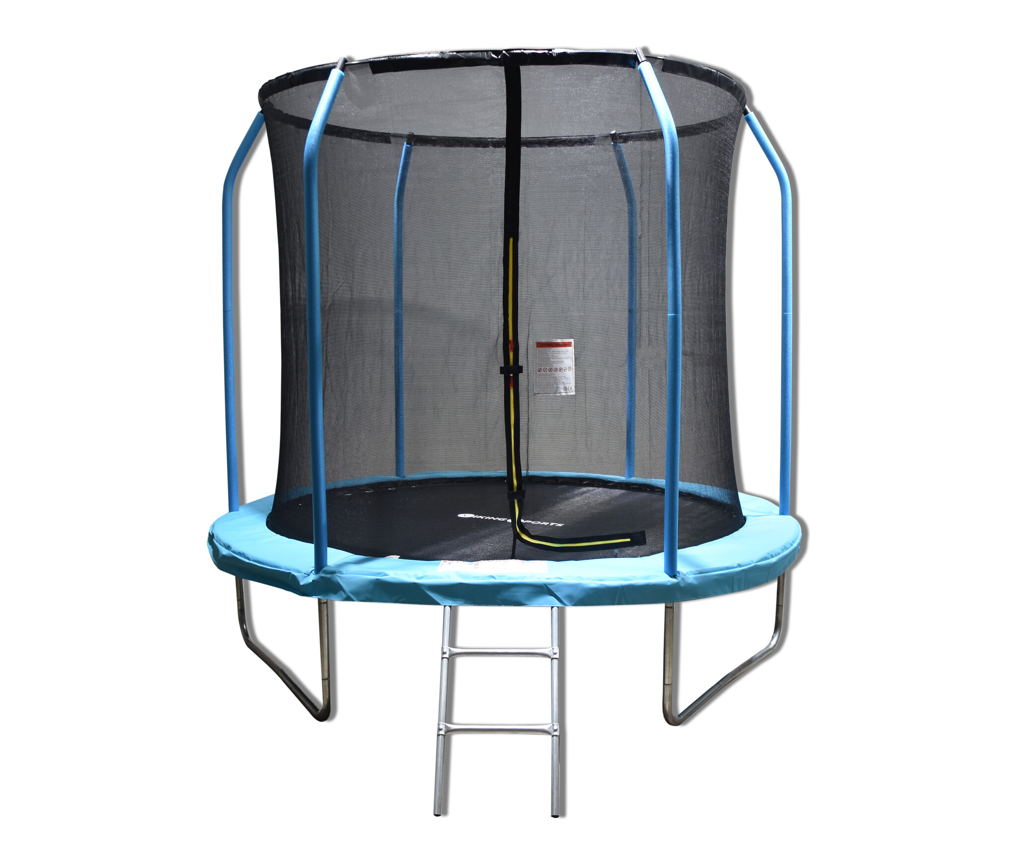 Trampoline - 244 cm - met veiligheidsnet & ladder - tot 80 kg