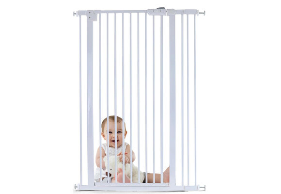 Traphek 72-86cm - verstelbaar - wit - 120cm hoog