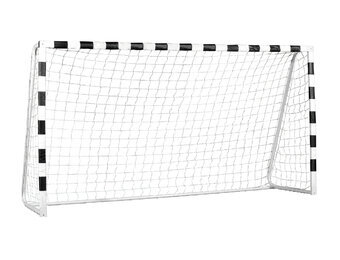 Voetbalgoal 300x200 cm wit - voetbaldoel