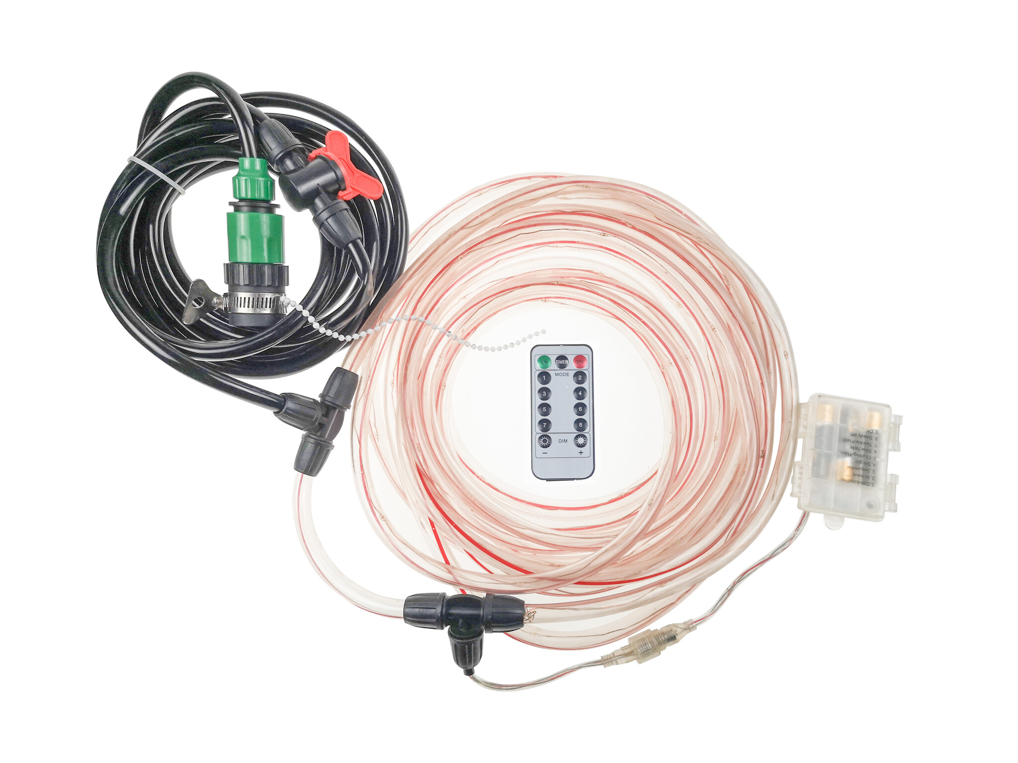 Trampoline sproeier - verlichting - net bevestiging - Ø183cm