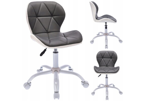 Bureaustoel - ENDO - ergonomisch - modern - wit grijs