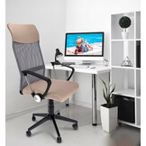 Ergonomische bureaustoel - ZOOM - verstelbaar - beige