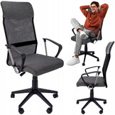 Ergonomische bureaustoel - ZOOM - verstelbaar - donkergrijs