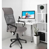Ergonomische bureaustoel - ZOOM - verstelbaar - grijs