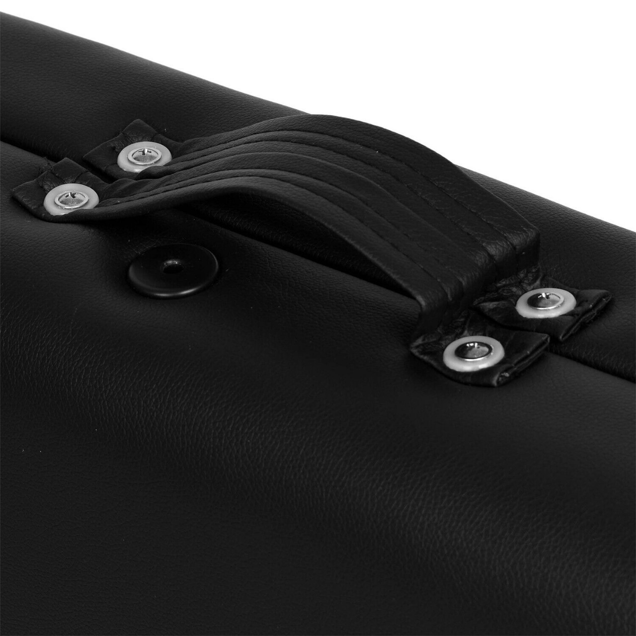 Massagetafel - inklapbaar - 3 secties - aluminium - zwart