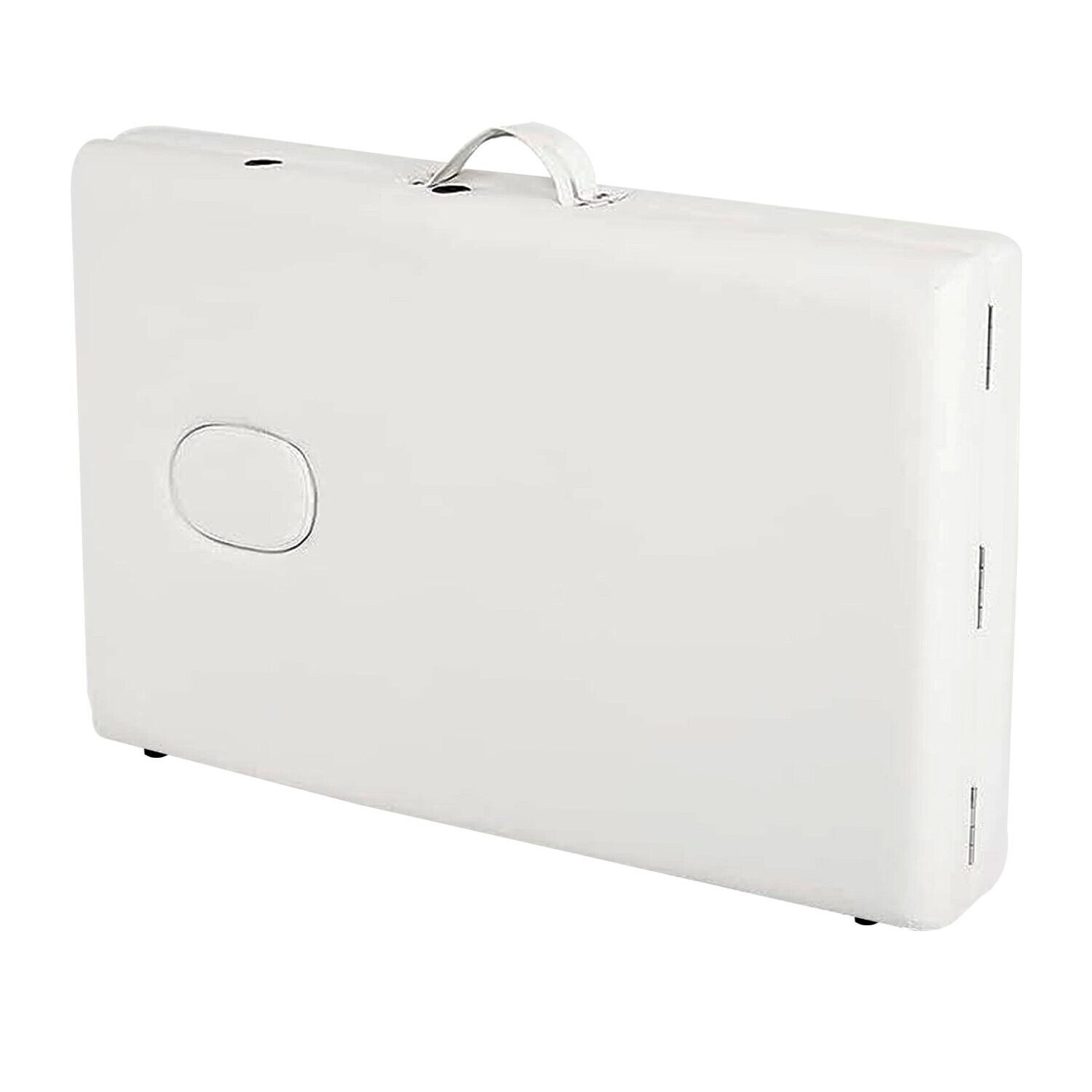 Massagetafel - inklapbaar - 3 secties - 185x70cm - hout - wit