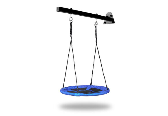 Schommel ophangstang - 100cm - gepoedercoat staal - zwart