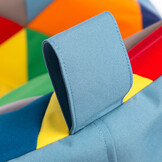 Zitzak buiten - KEIKO - waterdicht - 100x80x85 cm - lichtblauw