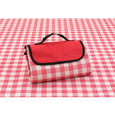 Picknickkleed - waterdicht - 200x200 cm - rood wit - geruit