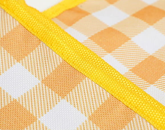 Picknickkleed - waterdicht - 200x200 cm - rood wit - geruit