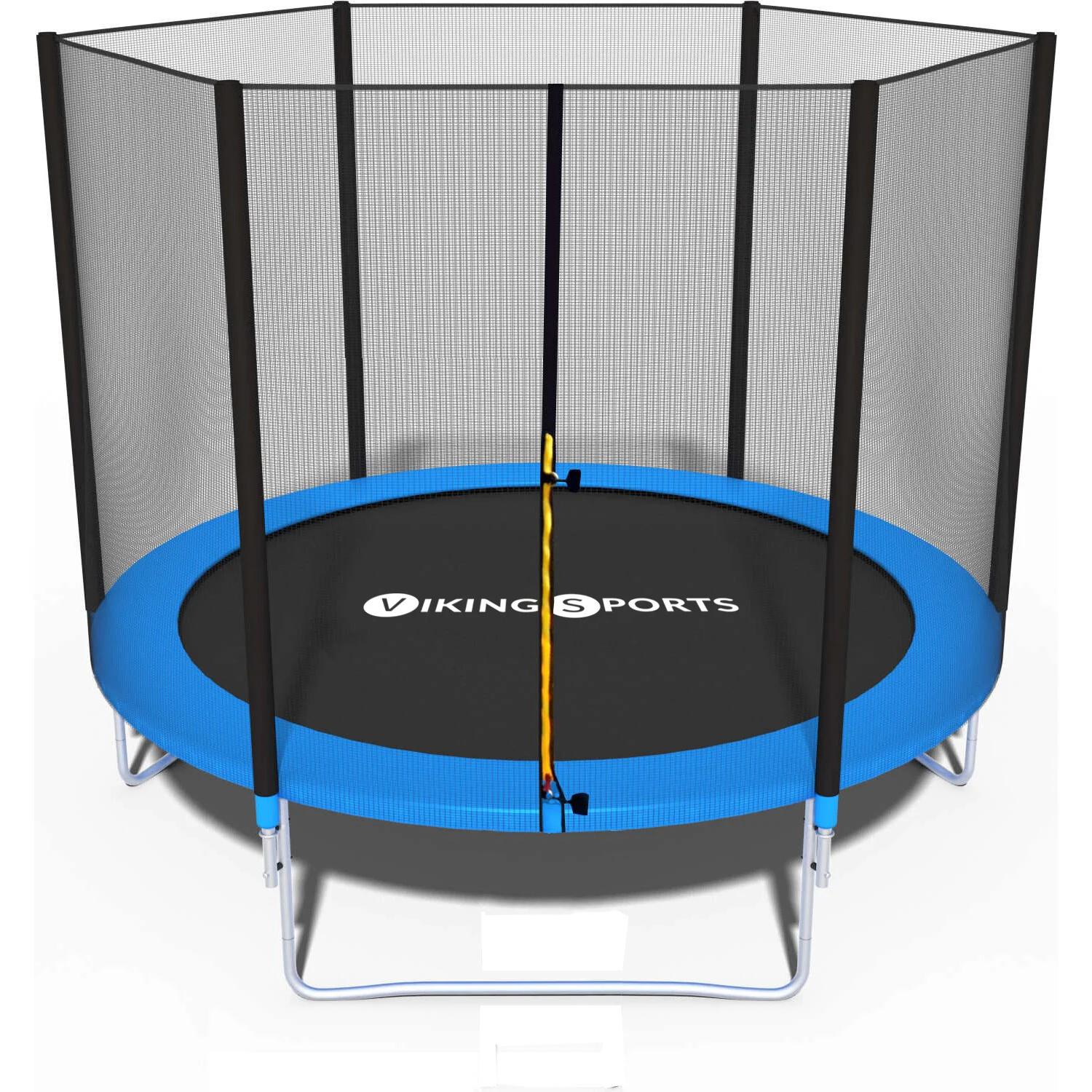 Trampoline - blauw - 244 cm - met net- tot 120 KG
