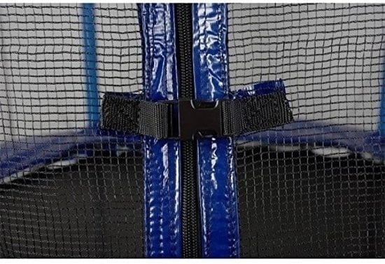 Trampoline - blauw - 244 cm - met net- tot 120 KG