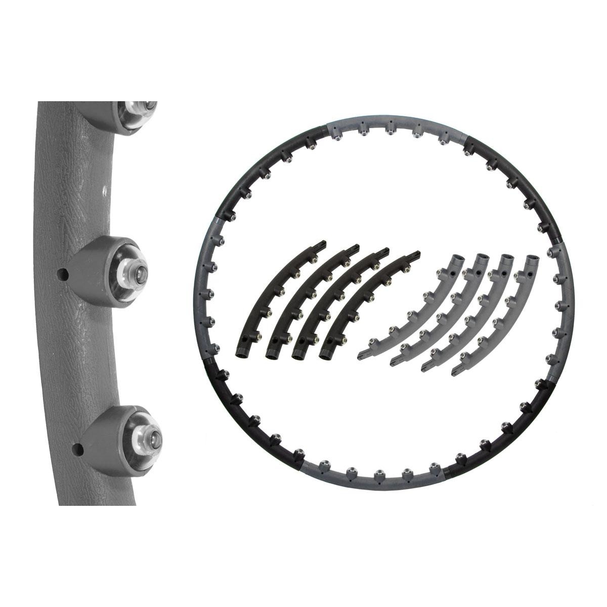 Fitness hoelahoep - Ø 98 cm - 1 kg - 40 massage knoppen