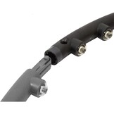 Fitness hoelahoep - Ø 98 cm - 1 kg - 40 massage knoppen