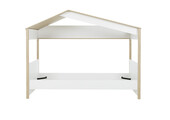 MATIS - Bedhuisje - 90x200 cm - kinderbed - eiken wit