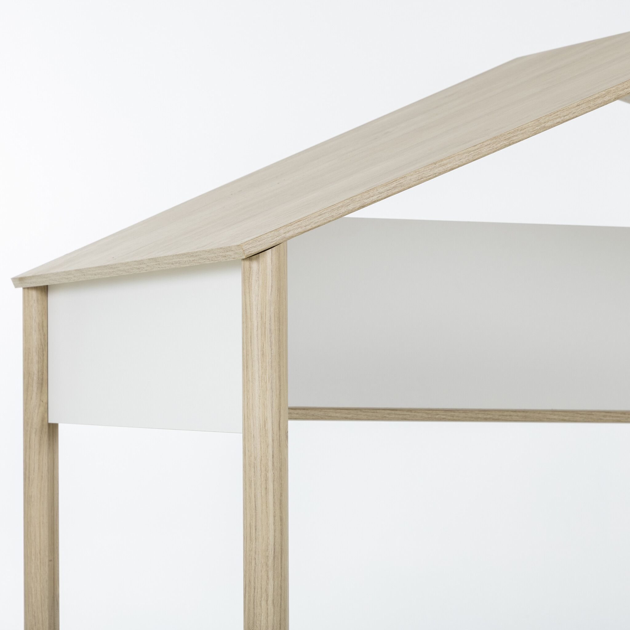 MATIS - Bedhuisje - 90x200 cm - kinderbed - eiken wit