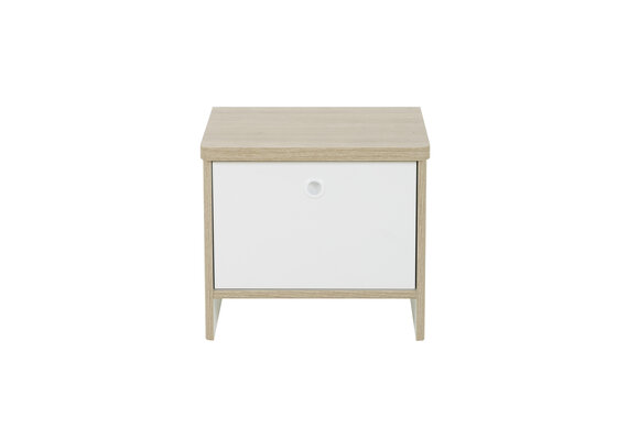 MATIS - Nachtkastje - wit eiken - 42x36x37 cm