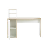 MATIS - Kinderbureau - wit - met opbergruimte - 136x56x111 cm