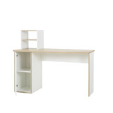 MATIS - Kinderbureau - wit - met opbergruimte - 136x56x111 cm