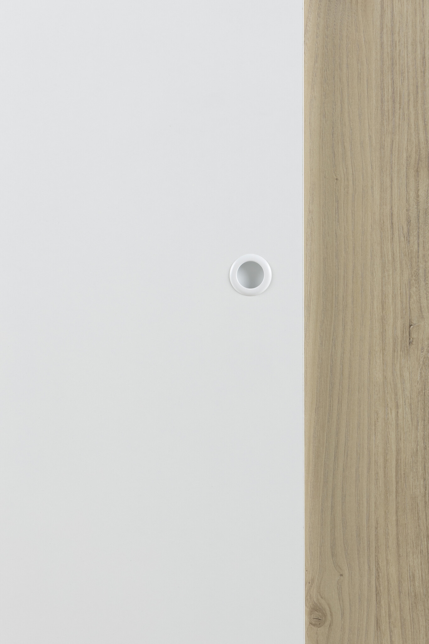 MATIS - Kledingkast kinderkamer - 2 deuren - 130x60x202cm - wit