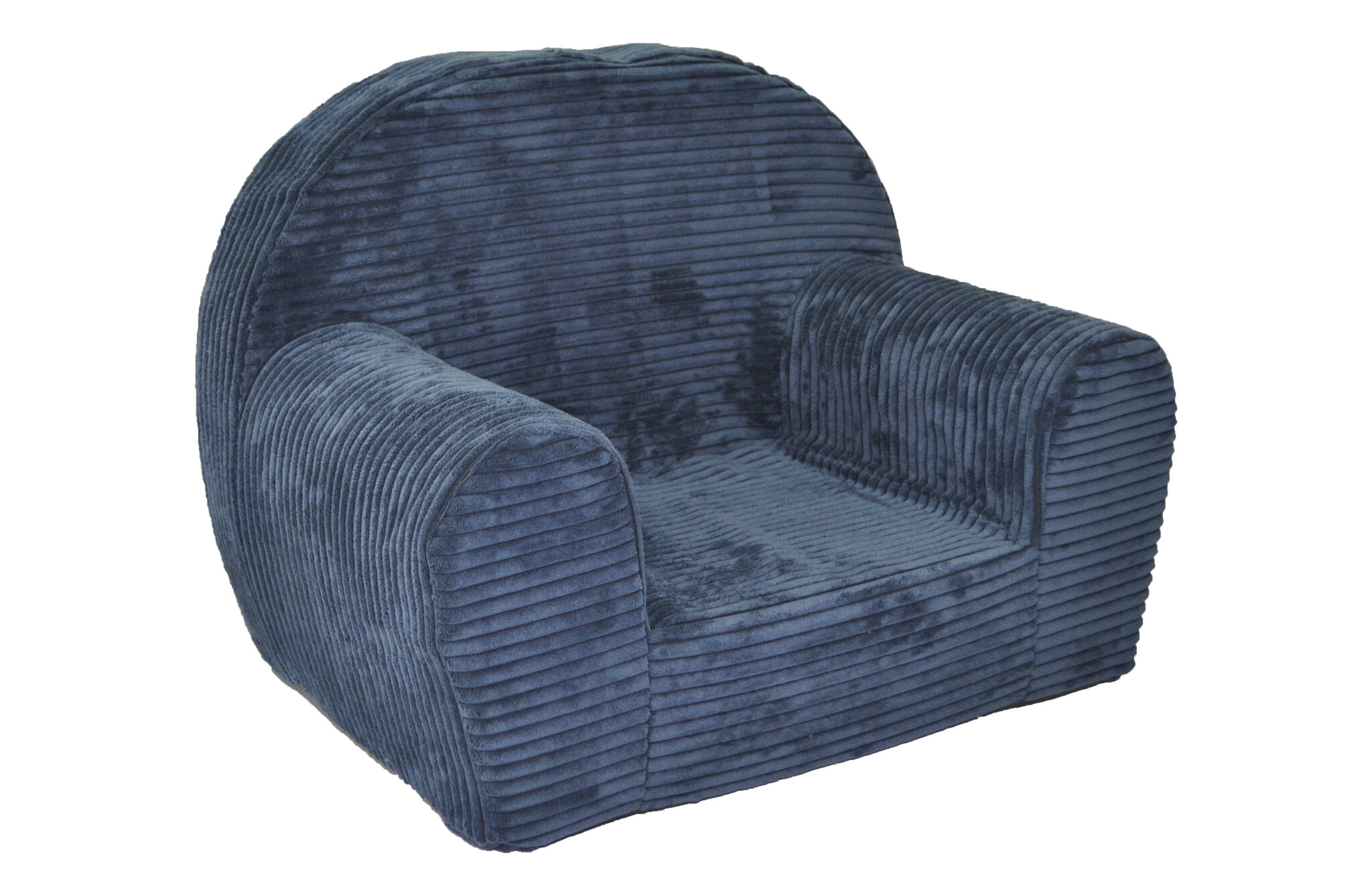 Kinderfauteuil - LINCOL - 60x40x45 cm - corduroy - blauw
