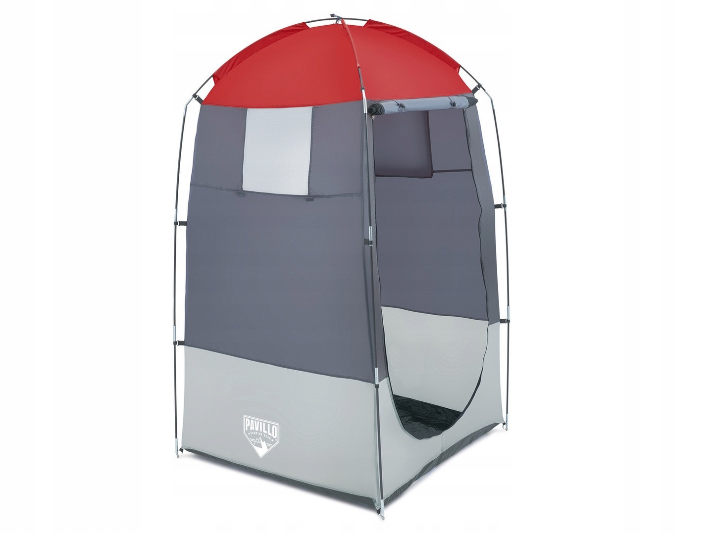 Bestway - douchetent - 110x110x190cm - grijs, rood