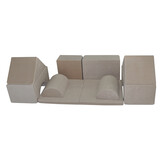 Foam blokken - soft play - ITAKA - 9 delig - beige