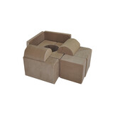 Foam blokken - soft play - ITAKA - 9 delig - cappuccino