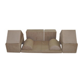 Foam blokken - soft play - ITAKA - 9 delig - cappuccino