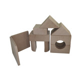 Foam blokken - soft play - ITAKA - 9 delig - cappuccino