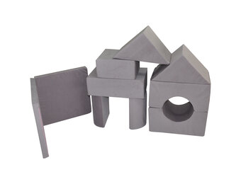Foam blokken - soft play - ITAKA - 9 delig - lila