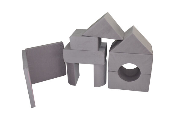 Foam blokken - soft play - ITAKA - 9 delig - lila