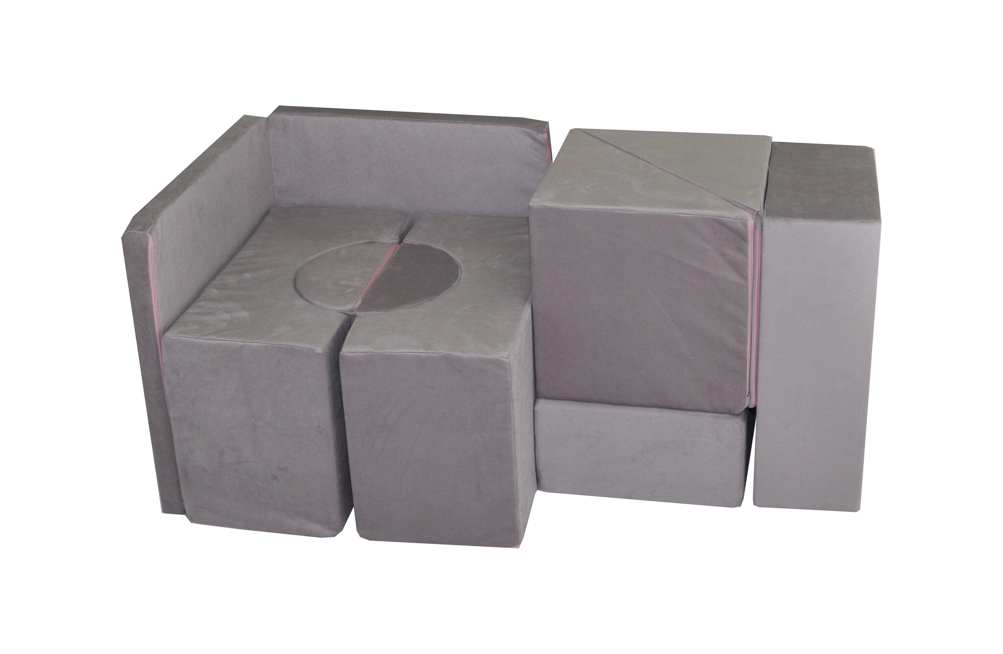 Foam blokken - soft play - ITAKA - 9 delig - lila