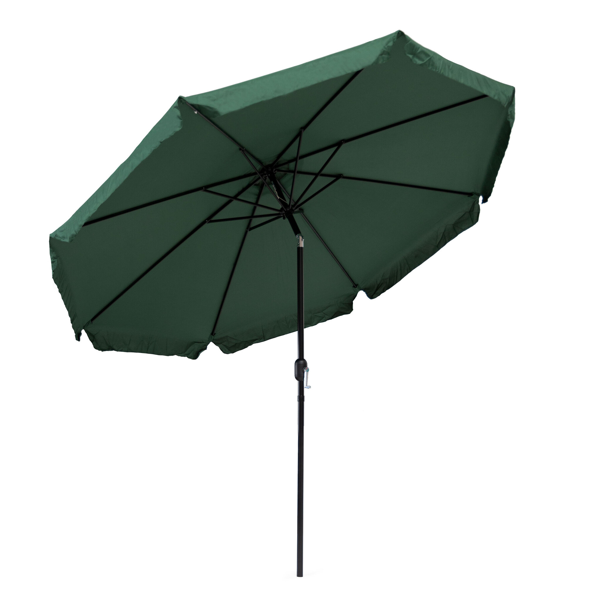 Parasol - polyester - kantelbaar - 300 cm - groen
